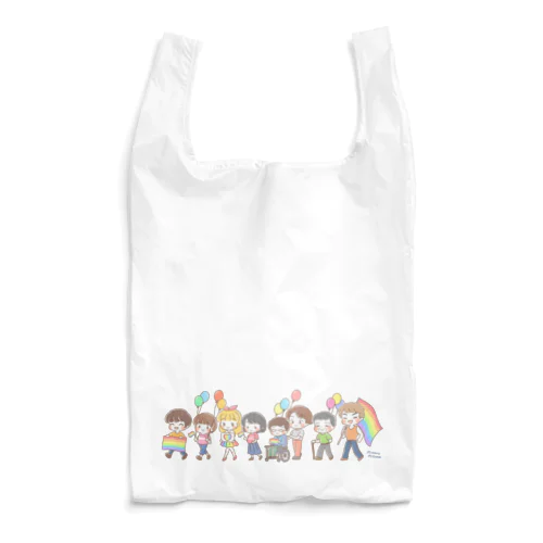 【Rainbow】パレード Reusable Bag