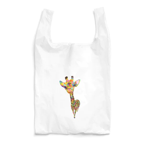 カラフルなキリン Reusable Bag