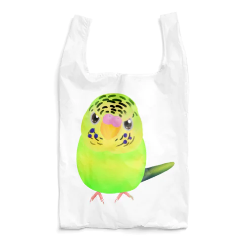 うるうる黄緑ジャンボ① Reusable Bag