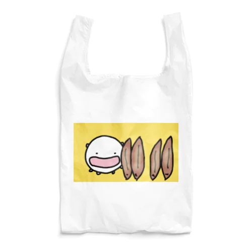 うなぎの蒲焼きを立てまくるねこです Reusable Bag