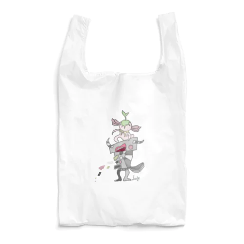 メカ鉢と操縦するモノ Reusable Bag