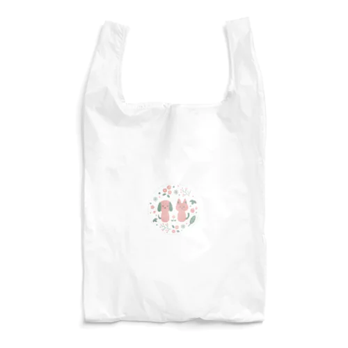 北欧風わんにゃん Reusable Bag