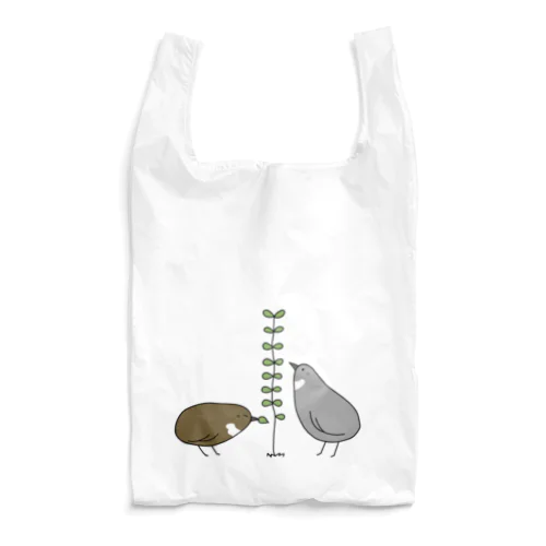 はっぱとひめうずら Reusable Bag