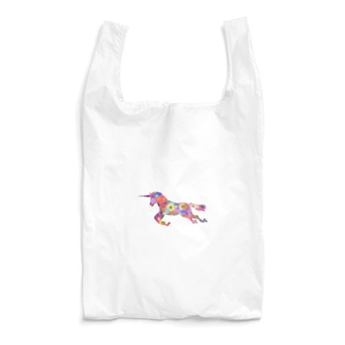 夢かわ花柄ユニコーン Reusable Bag