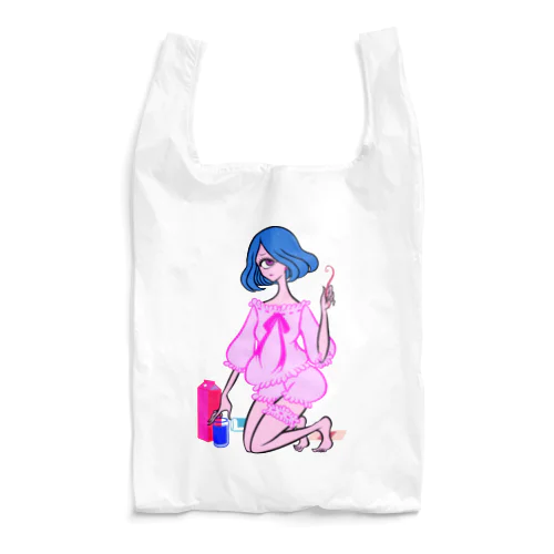 リモート飲み会単眼ちゃん Reusable Bag