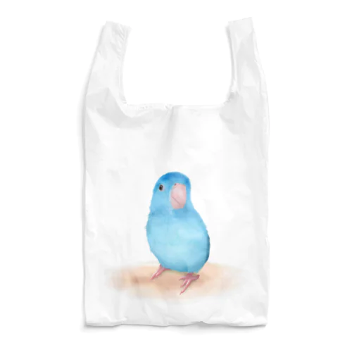 ブルーマメルリハ【まめるりはことり】 Reusable Bag