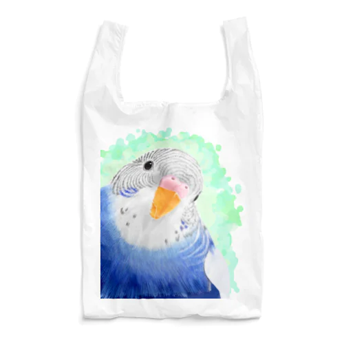 セキセイインコ　オパーリン大【まめるりはことり】 Reusable Bag