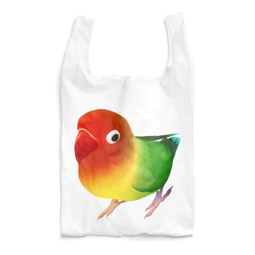 ボタンインコ　おすましルリゴシボタンインコ【まめるりはことり】 Reusable Bag