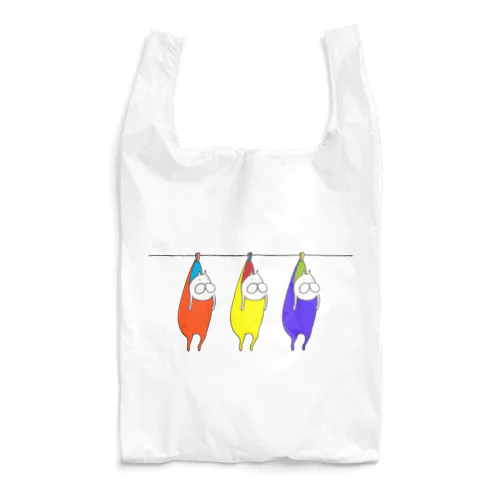 ねこタイツの洗濯 サイケデリック Reusable Bag