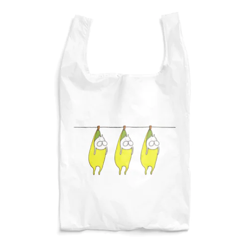 ねこタイツの洗濯 バナナ Reusable Bag