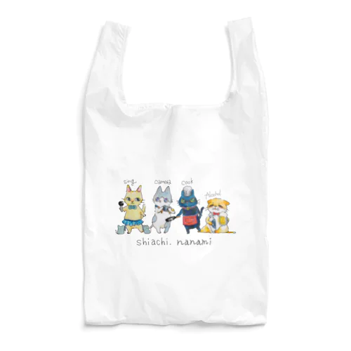 ４にゃんず Reusable Bag