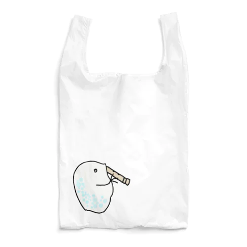 尺八を吹くミジンコ Reusable Bag