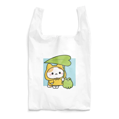 レインコートを着たネコさん Reusable Bag