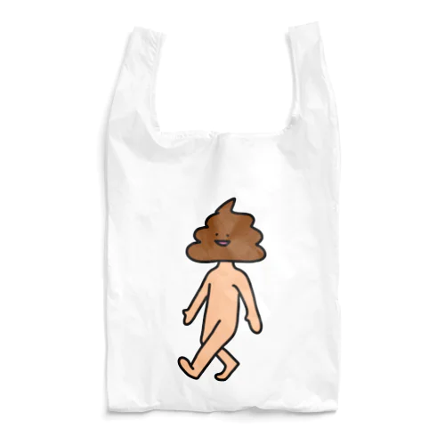 歩くうんこ エコバッグ Reusable Bag