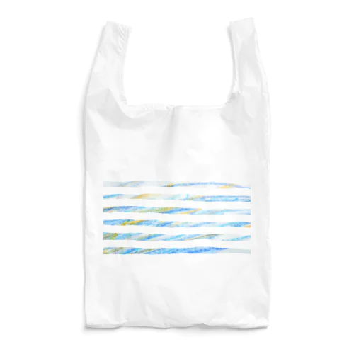 子供のらくがき【夏色ボーダー】 Reusable Bag