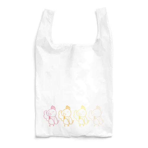 つぎはぎにわとり Reusable Bag