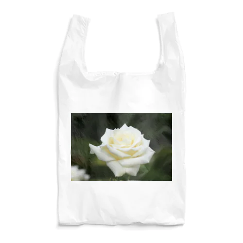 フラワー・ホワイト Reusable Bag