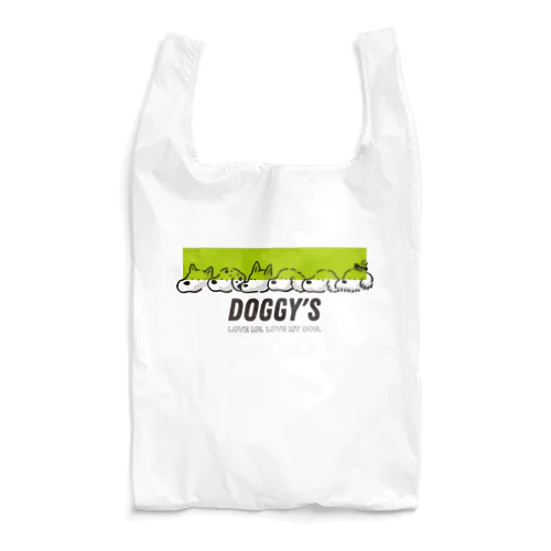 DOGGY'S グリーンver. Reusable Bag