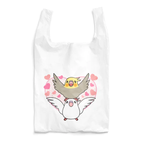 ラブリーオカメインコ【まめるりはことり】 Reusable Bag