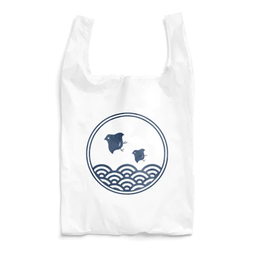 千鳥と青海波　 Reusable Bag