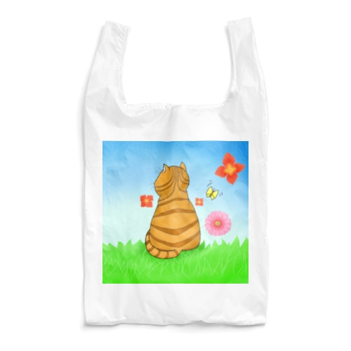 野原のトラ猫さん Reusable Bag