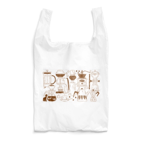 コーヒーの道具/ブラウン Reusable Bag