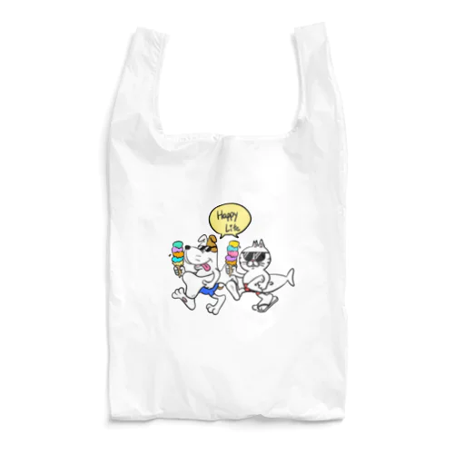 チャリティ　ハッピーライフ Reusable Bag