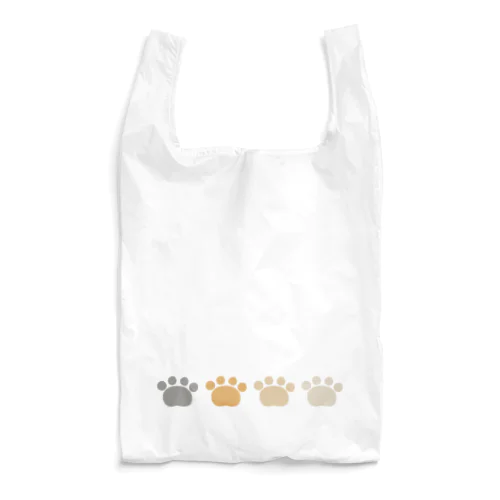 のぞき見にゃんこの肉球 Reusable Bag