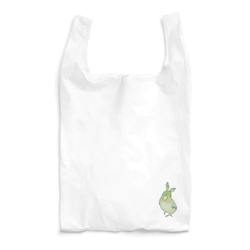 お羽飾り　マメルリハちゃん【まめるりはことり】 Reusable Bag