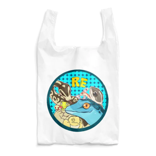 爬虫類いろいろ Reusable Bag