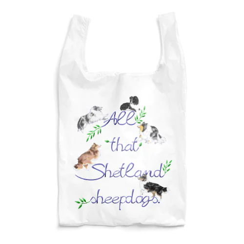 All that Shetland sheepdogs エコバッグ