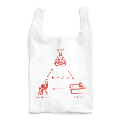 ハウツーサウナT Reusable Bag