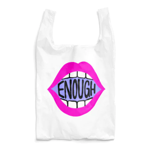 ENOUGH IS ENOUGH! MOUTH PINK エコバッグ