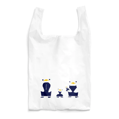 ペンギン家族のエコバッグ Reusable Bag