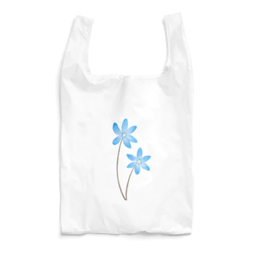 青いお花 Reusable Bag