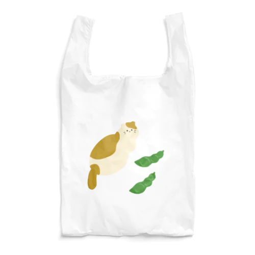 えだまめにゃんこ Reusable Bag