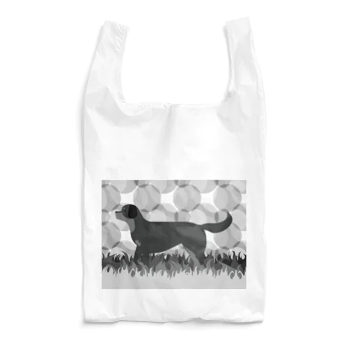 ロットワイラー　白黒 Reusable Bag