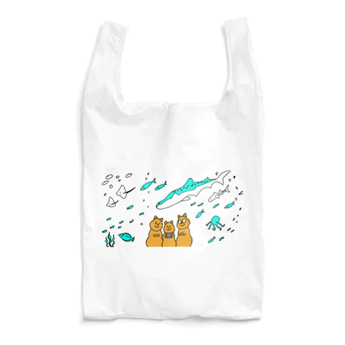 クオッカ　水族館BLUE.ver Reusable Bag