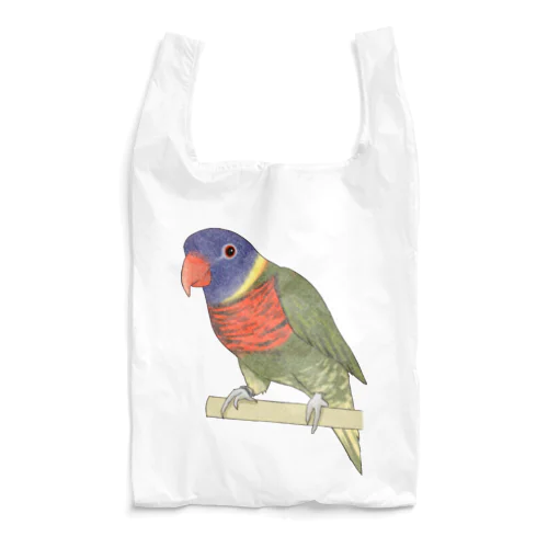 色合いが綺麗なゴシキセイガイインコちゃん【まめるりはことり】 Reusable Bag