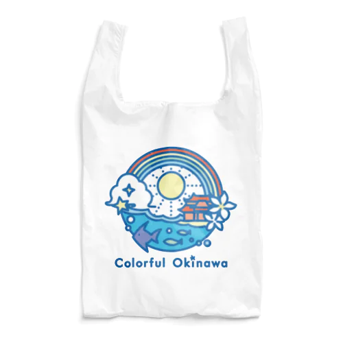 colorful okinawa logo エコバッグ