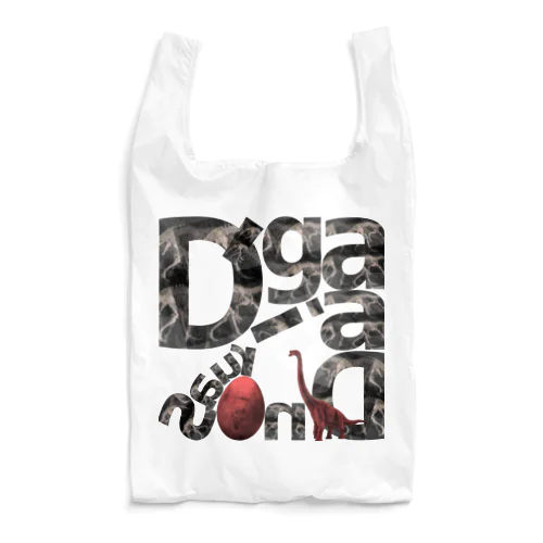 D’gaia dinosaur テキスト Reusable Bag