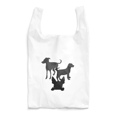 犬のシルエット Reusable Bag