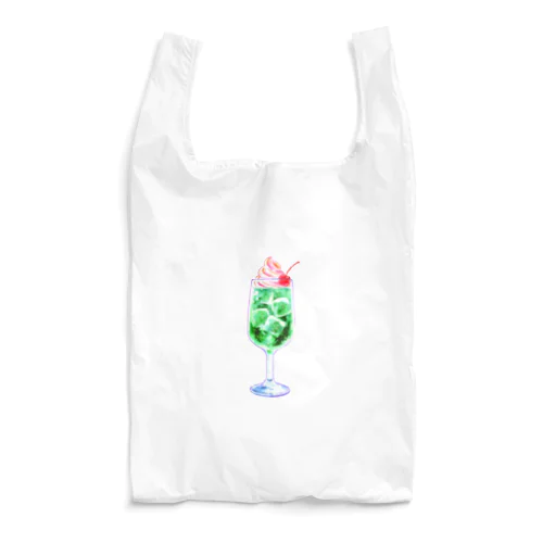 ピンクアイスとメロンソーダ Reusable Bag