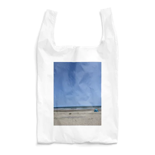 空と砂浜 Reusable Bag