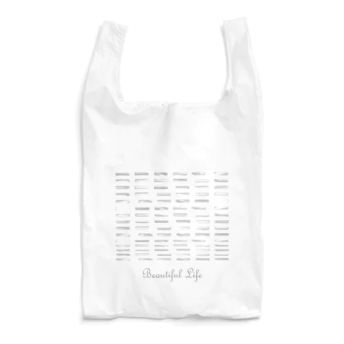 Beautiful　lifeグレー Reusable Bag