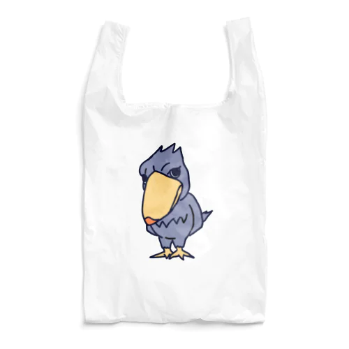 ハシビロコウくんロゴ Reusable Bag