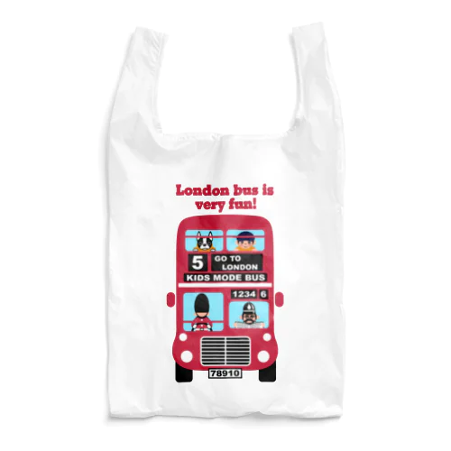 楽しいロンドンバス♪ Reusable Bag