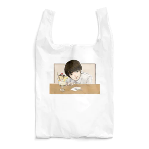 失恋プリンパフェ Reusable Bag
