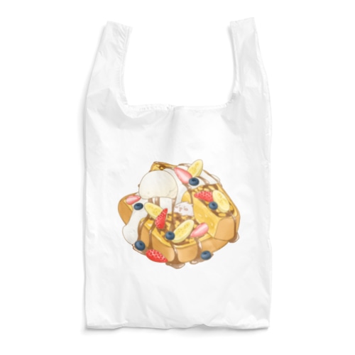 フレンチトースト まるまるつるっとしたうさぎ Reusable Bag