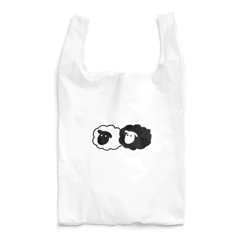 モノクロひつじ Reusable Bag